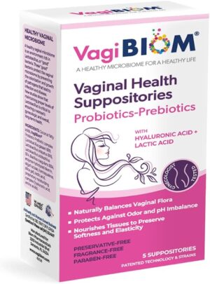 تحميلة VagiBiom Lactobacillus: تواز...