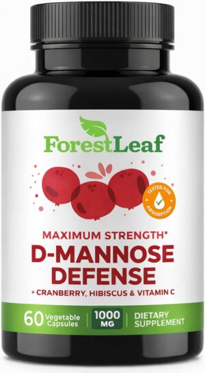 كبسولات ForestLeaf D Mannose 1000mg &#...