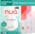 فوط صحية رقيقة للغاية خالية من الطفح الجلدي للنساء من Nua – 12 عبوة: 3 تدفق ثقيل، 5 تدفق متوسط، 4 تدفق خفيف || صفر سموم || غطاء التخلص المجاني