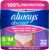 ملابس داخلية نسائية من Always Discreet لسلس البول وما بعد الولادة، مقاس صغير/متوسط، 32 قطعة، أقصى قدر من الحماية، للاستعمال مرة واحدة (32 قطعة)